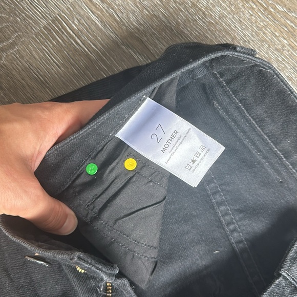 Mother Snacks Straight Leg Jeans (Size 27) - Picture 4 of 6